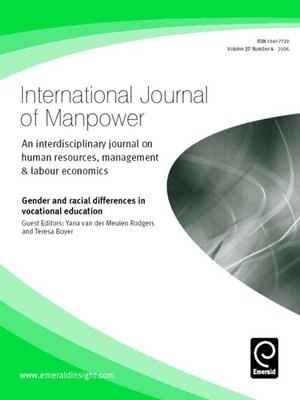 cover image of International Journal of Manpower, Volume 27, Issue 4